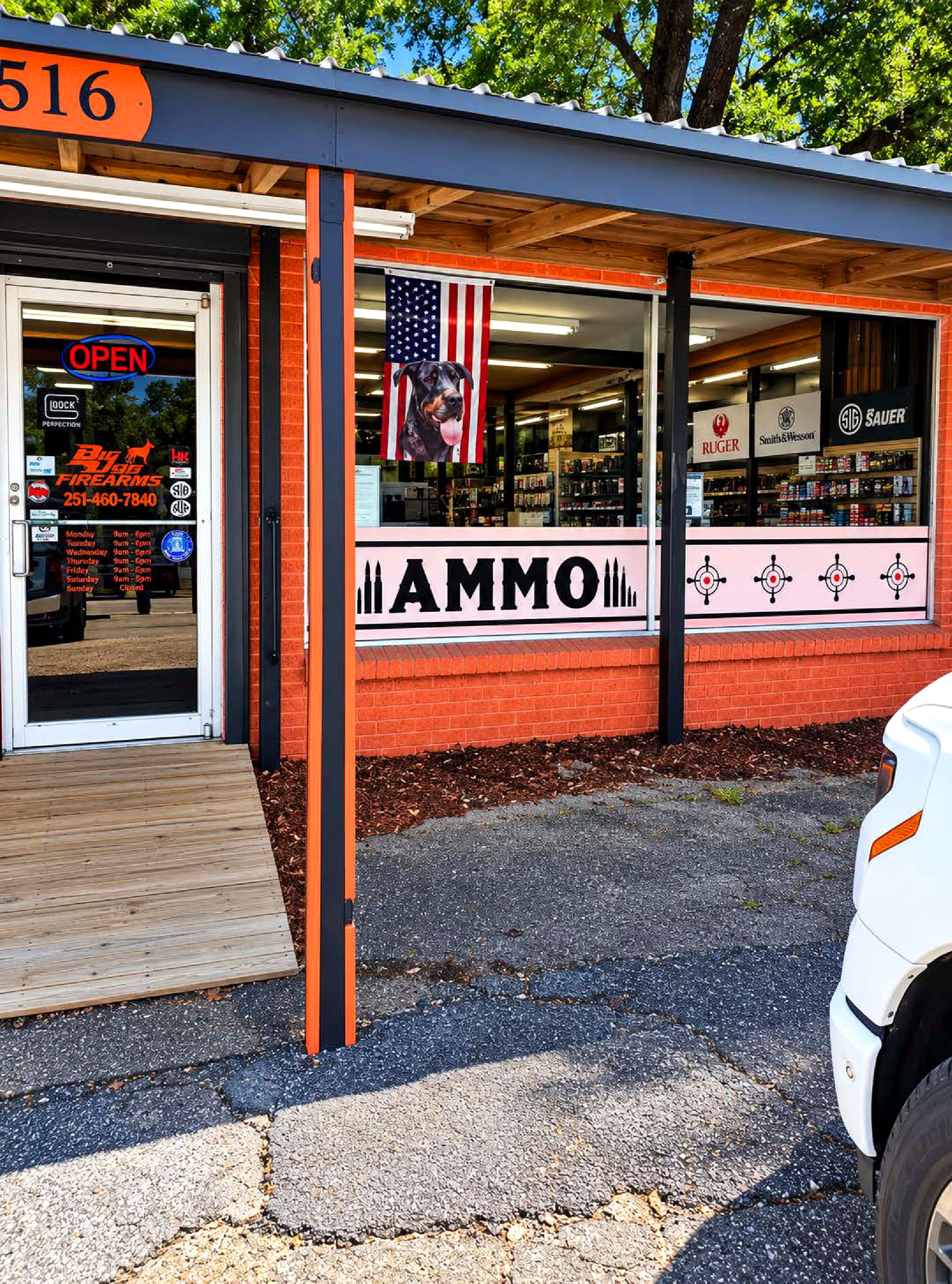 Store Exterior — Brand Window