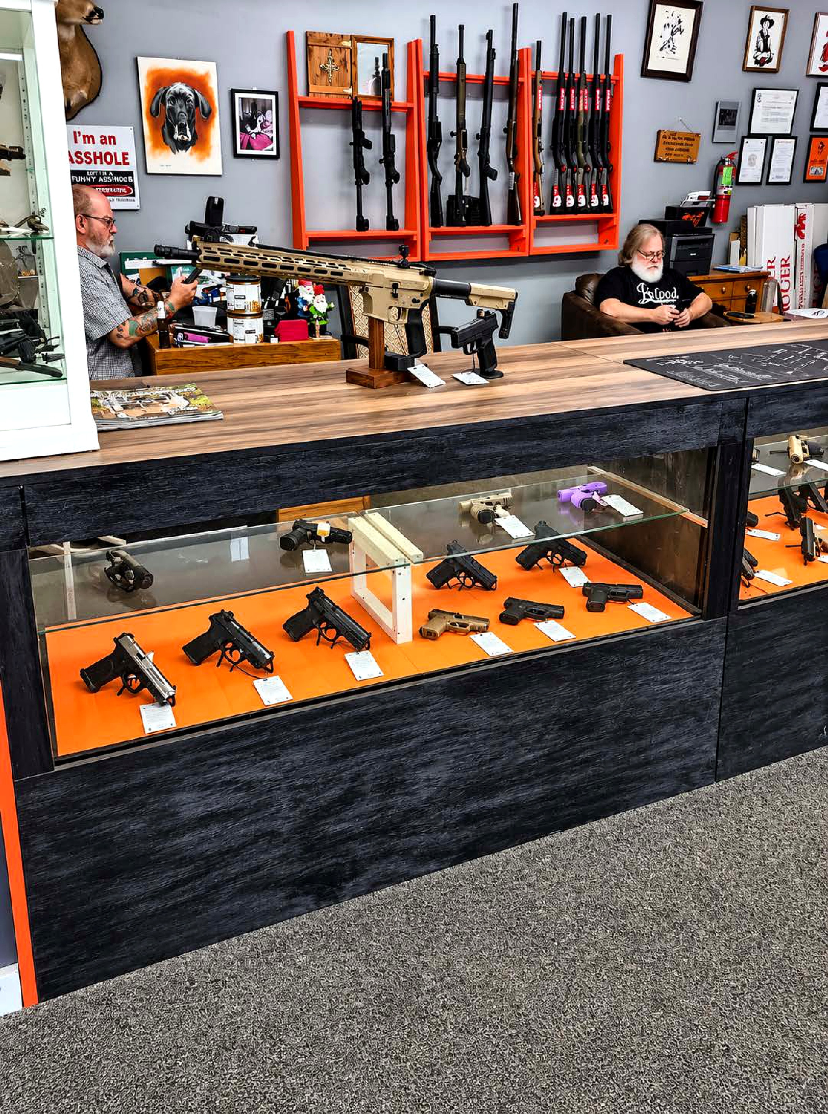 Gun Cabinet Display
